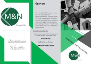 Flyer Praktikum mit Perspektive – Vorschau